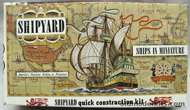 Gowland & Gowland Bon Homme Richard Shipyard Ships in Miniature, 312-S plastic model kit